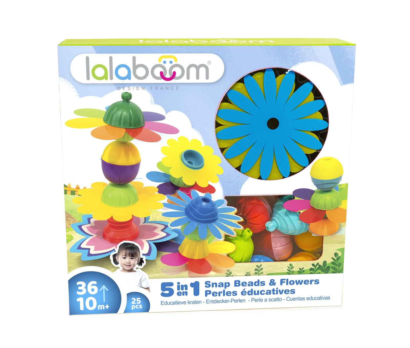Lalaboom | Flower Bead Set 25 Pieces
