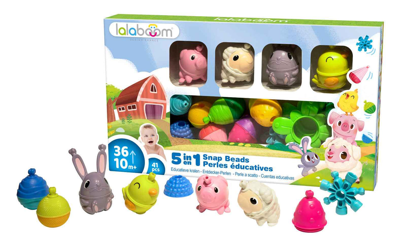 Lalaboom | Farm 4 Animals 41 Pieces