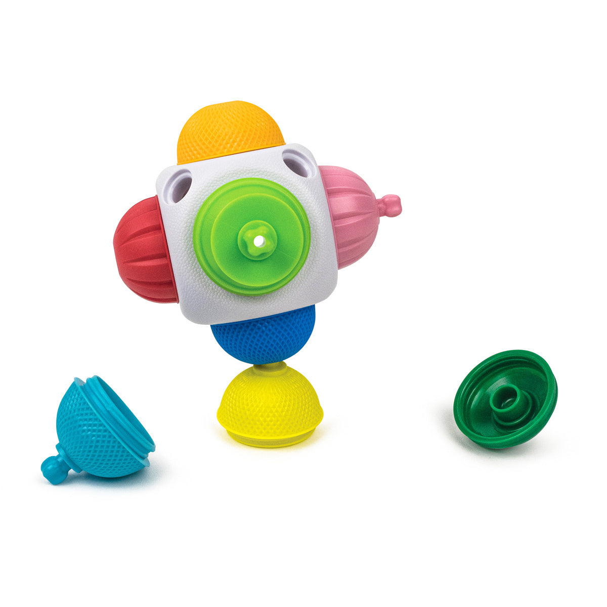 Lalaboom | Mini Kubus Met Educatieve Kralen 9 Stuks