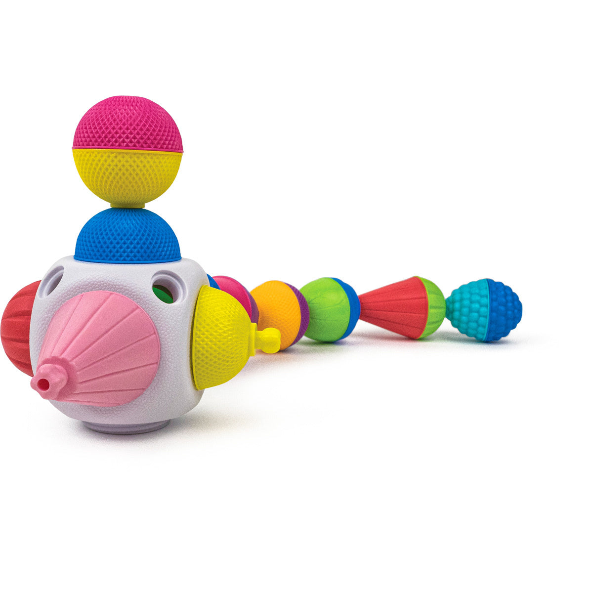 Lalaboom | Mini Kubus Met Educatieve Kralen 9 Stuks
