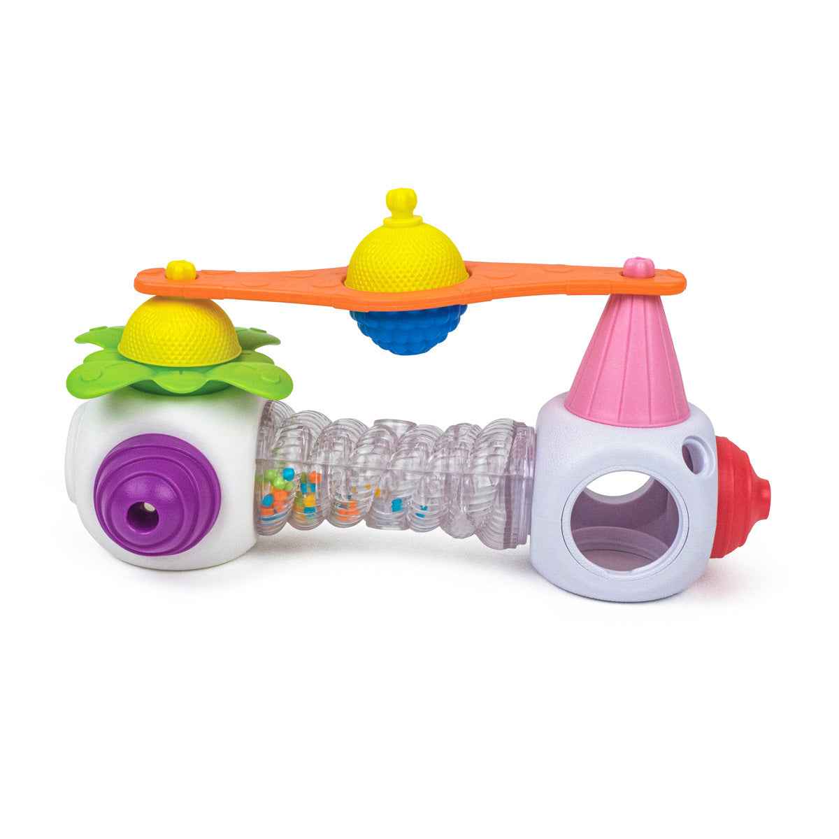 Lalaboom | Rainbow Tube and Educational Beads, 7 Pieces