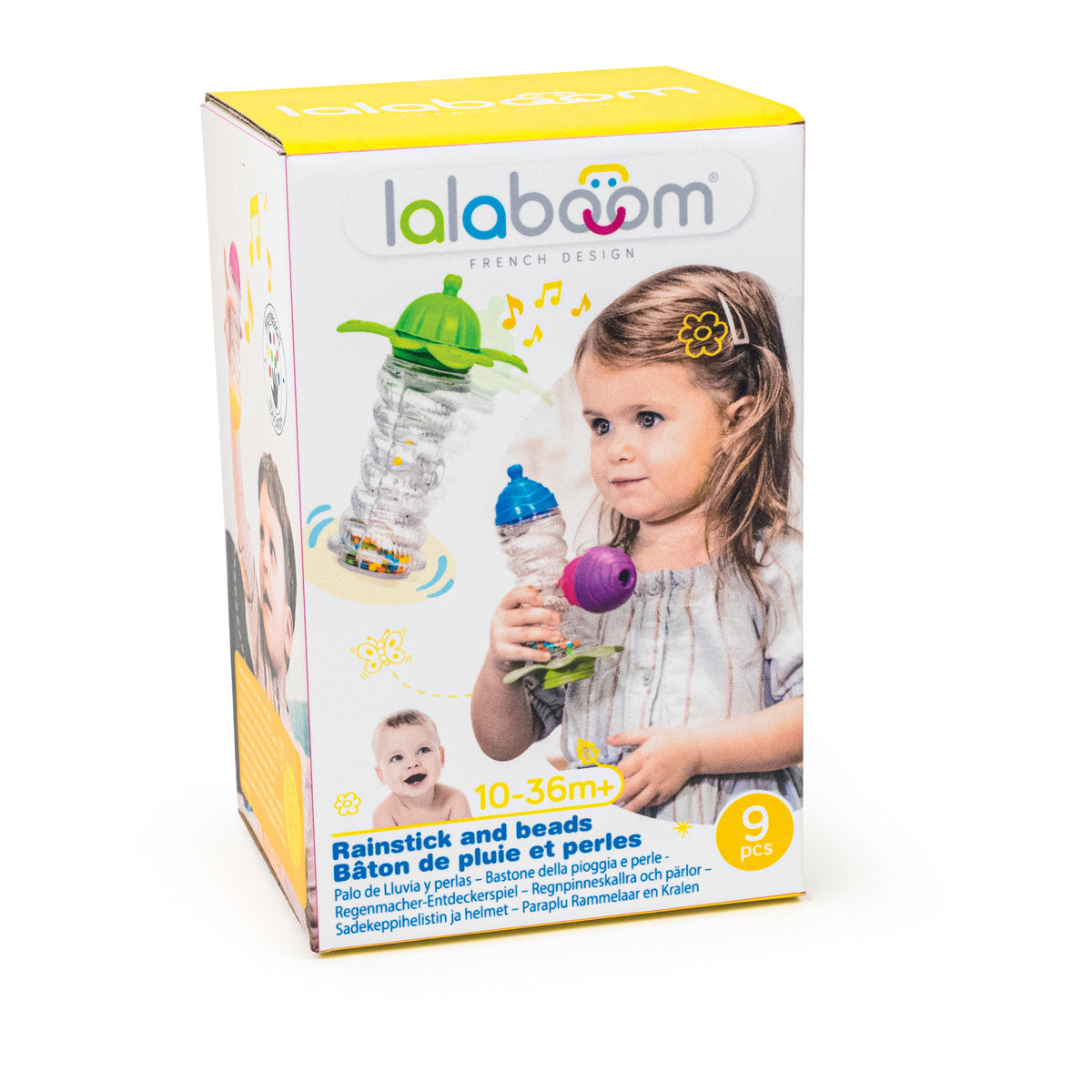 Lalaboom | Regenbuis En Educatieve Kralen 7 Stuks