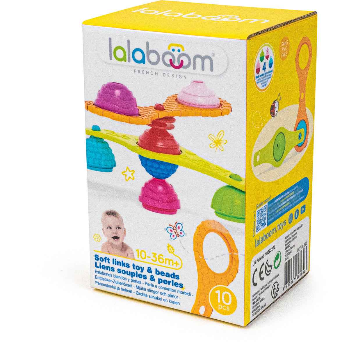 Lalaboom | Connectors and Educational Beads 10 Pieces