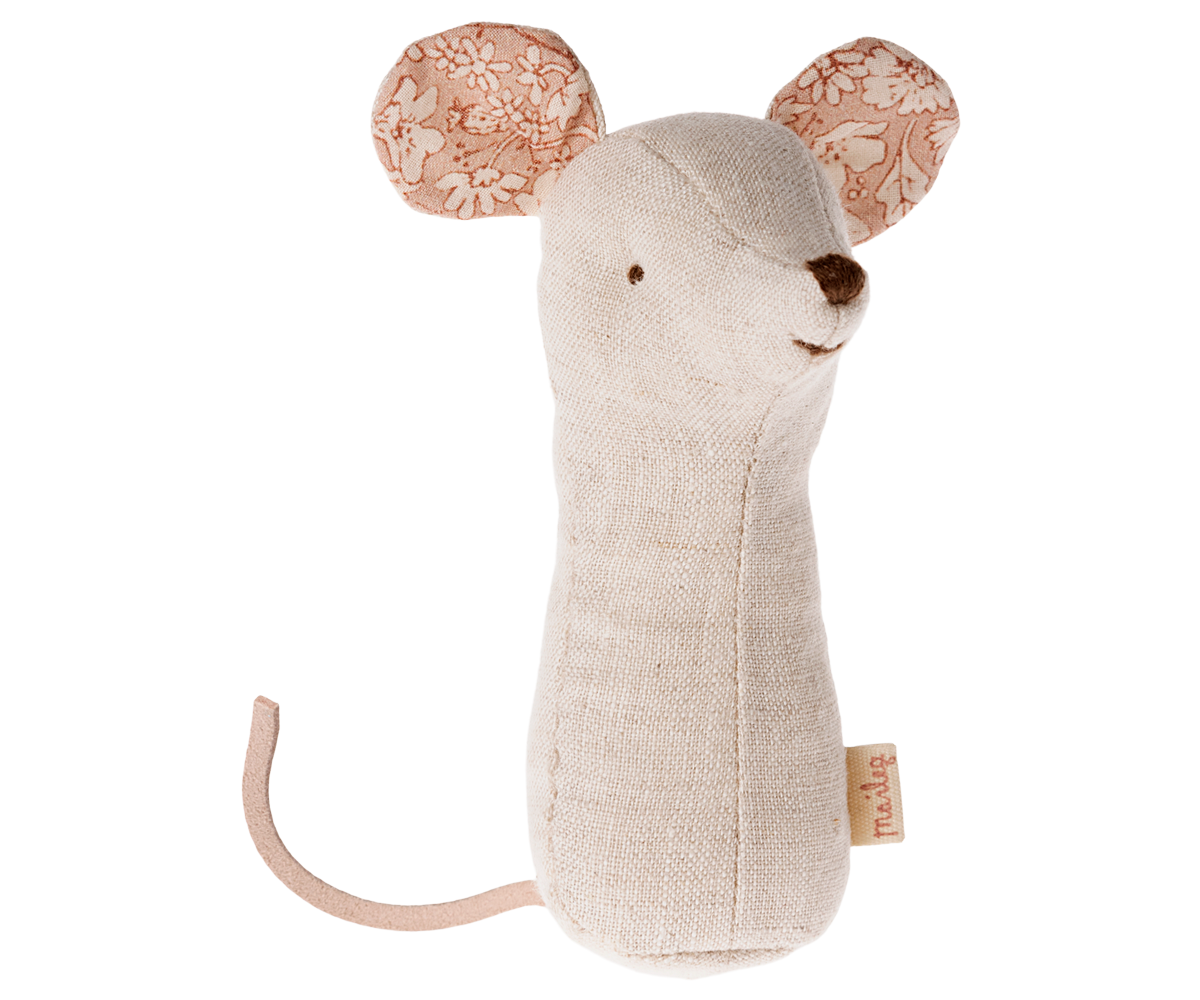 Maileg | Lullaby Friends Natural Mouse Rattle