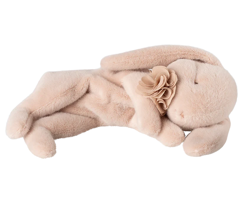 Maileg | Plush Sleeping Bunny, Small - Powder