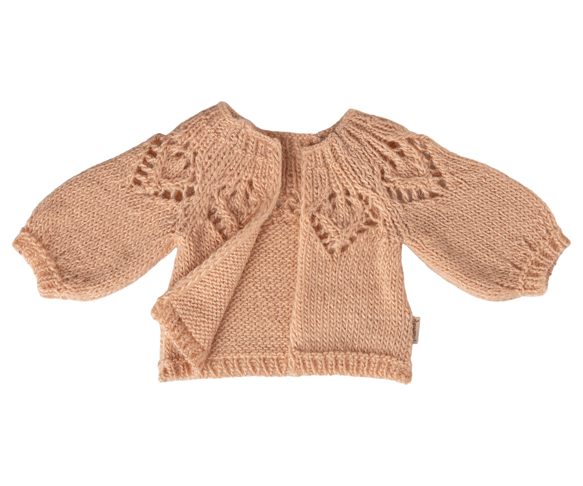Maileg | Gebreid Vest Maat 3 Lichtroze