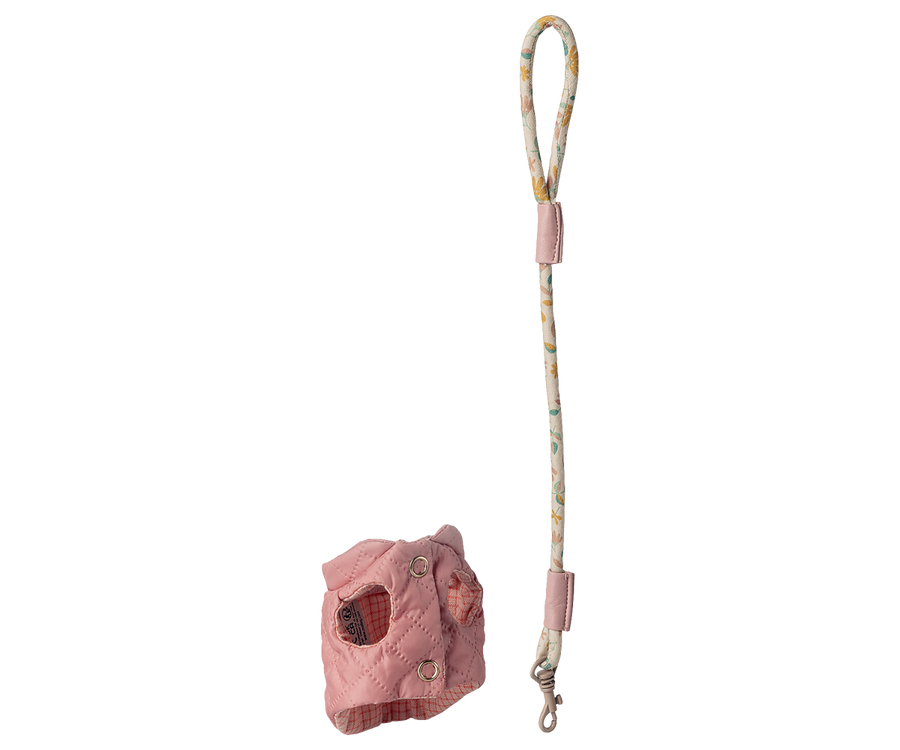 Maileg | Dierbenodigdheden Harnas En Riem Roze