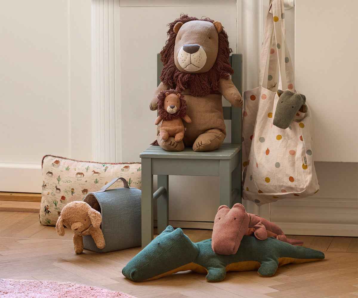 Maileg | Pet Carrier - Dusty blue