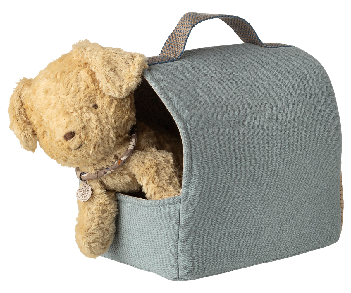 Maileg | Huisdier Draagtas  - Dusty blue