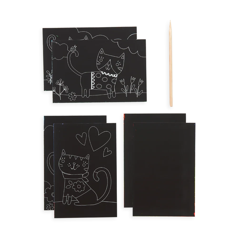 Ooly | Mini Scratch & Scribble Kit Cute Kittens