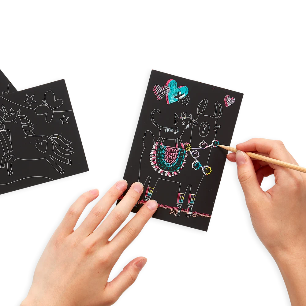 Ooly | Mini Kit Scratch & Scribble Fantastische Vrienden