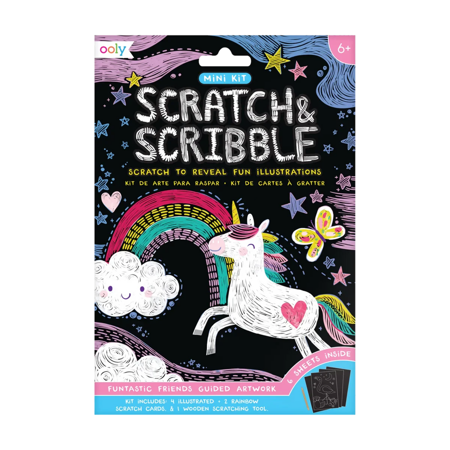 Ooly | Mini Kit Scratch & Scribble Fantastische Vrienden