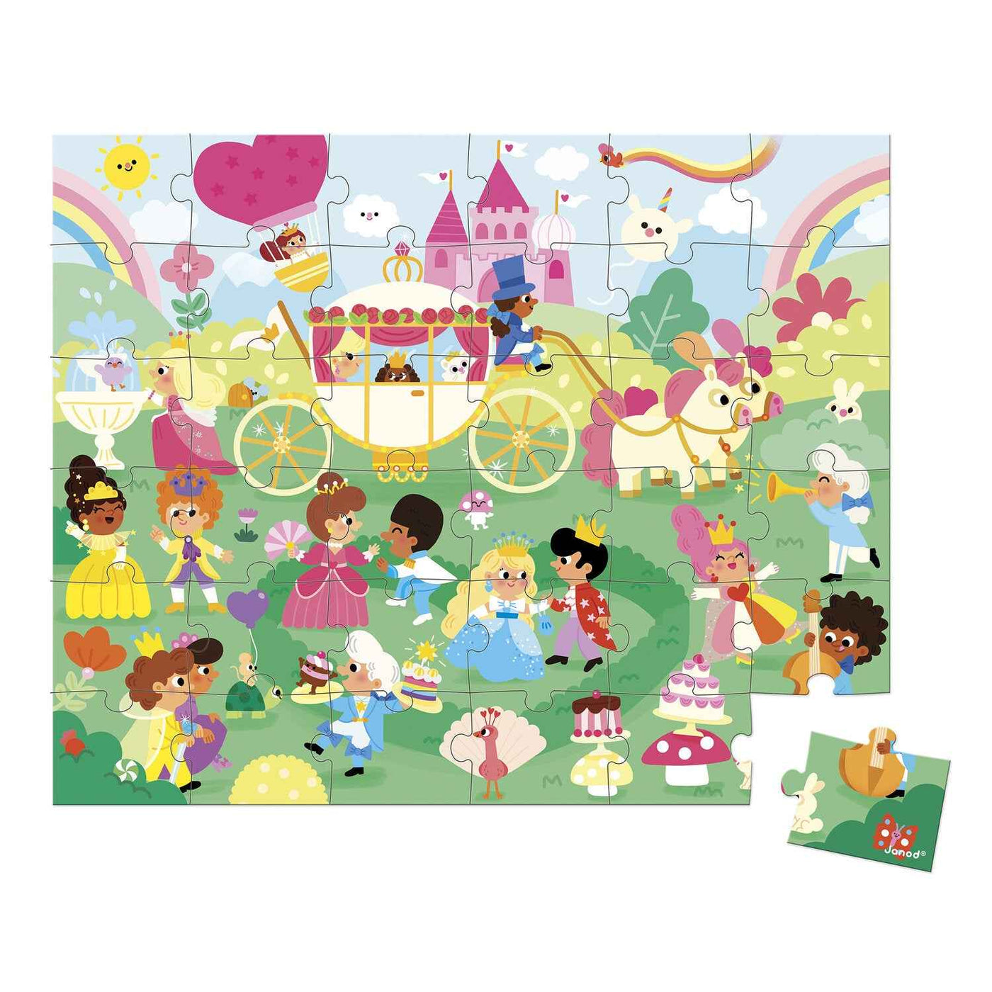 Janod | The Princesses 36-Piece Puzzle