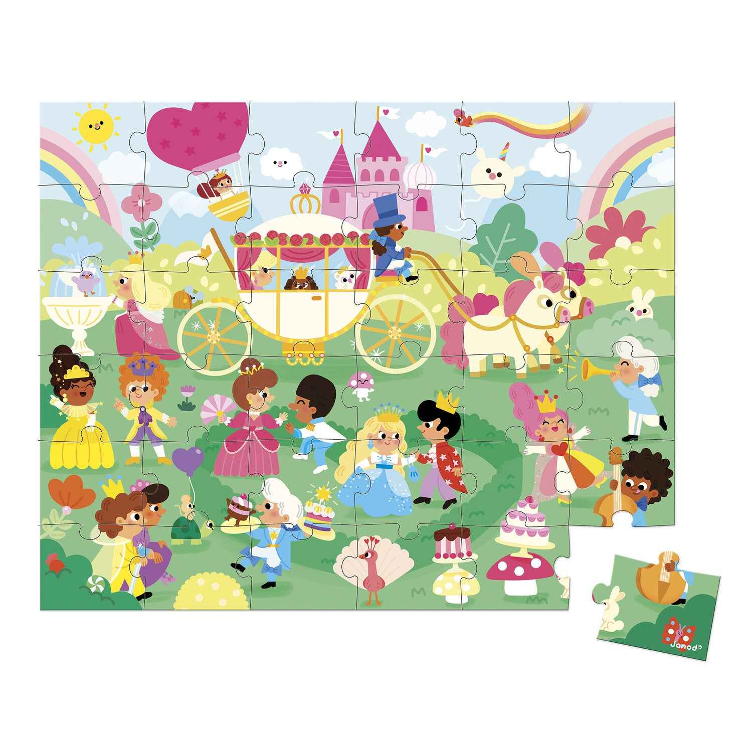 Janod | The Princesses 36-Piece Puzzle