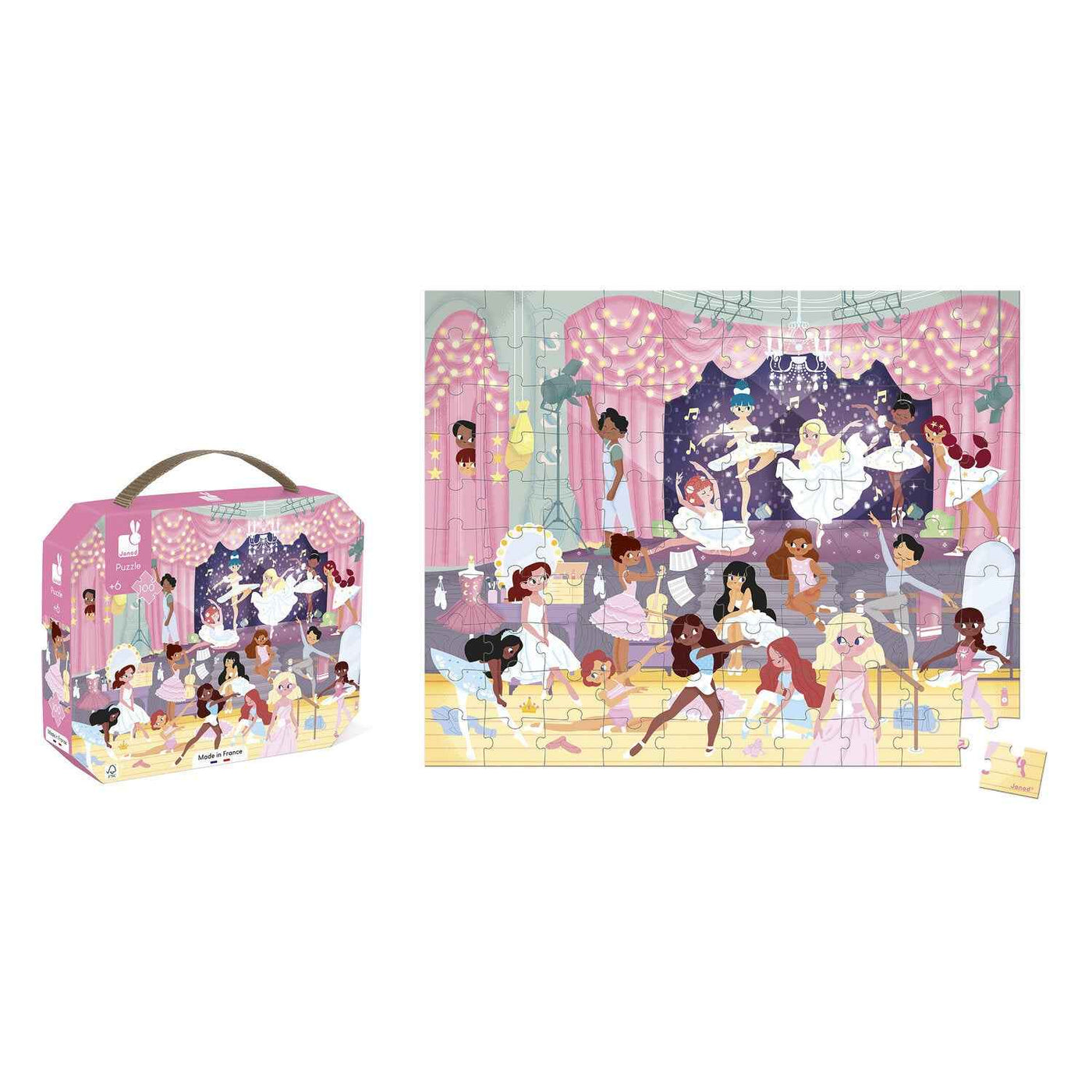Janod | Puzzel De Danseressen 100 Stukjes