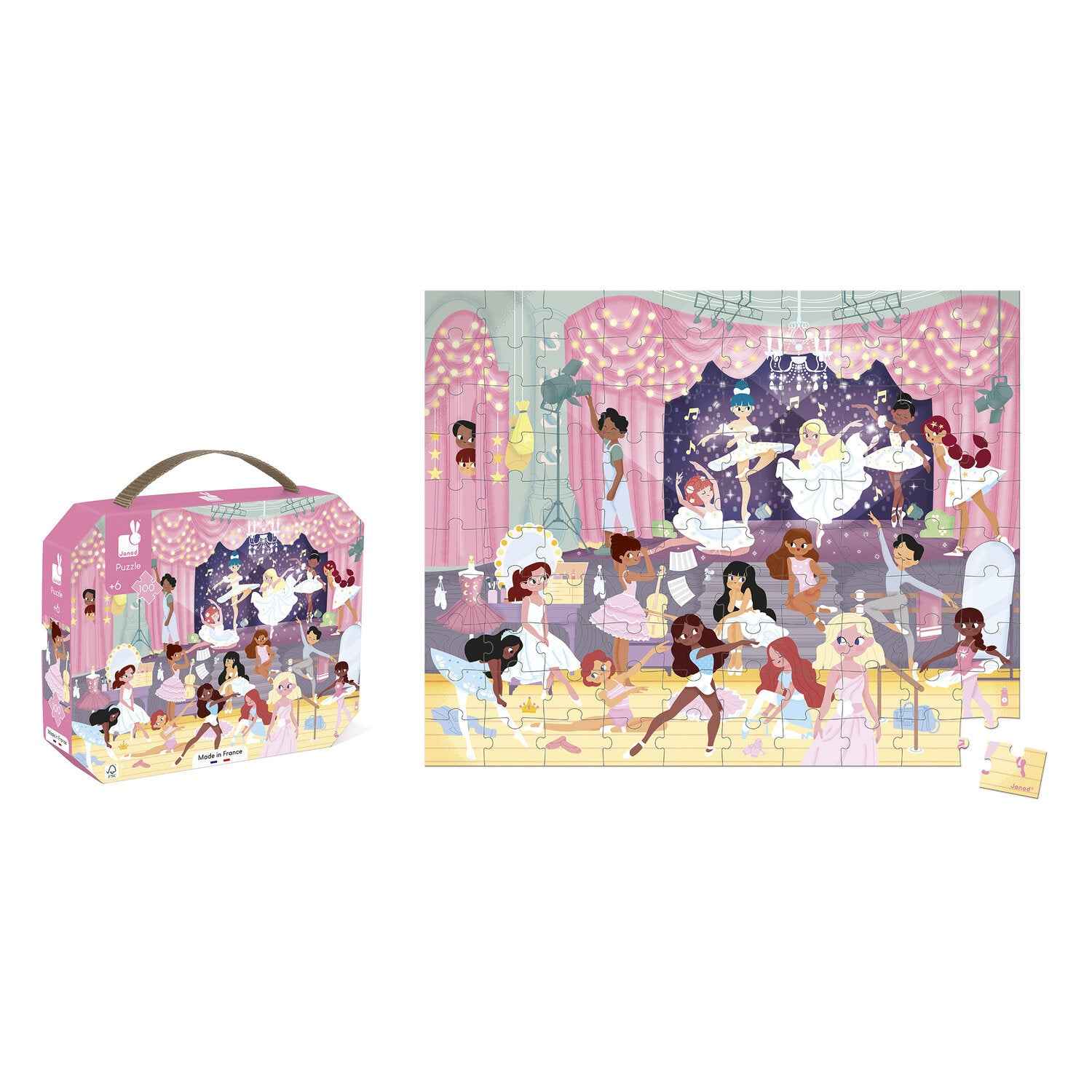 Janod | Puzzel De Danseressen 100 Stukjes