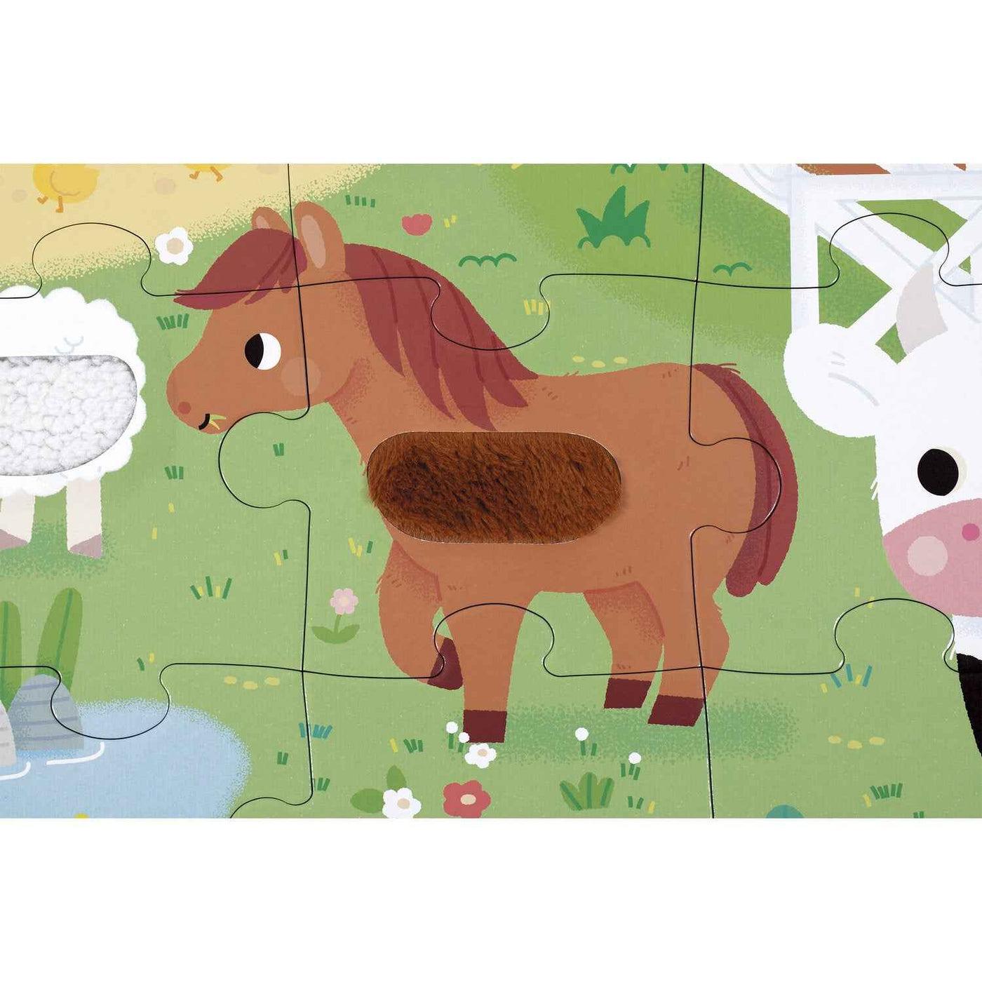 Janod | Touchscreen Puzzle Farm Animals