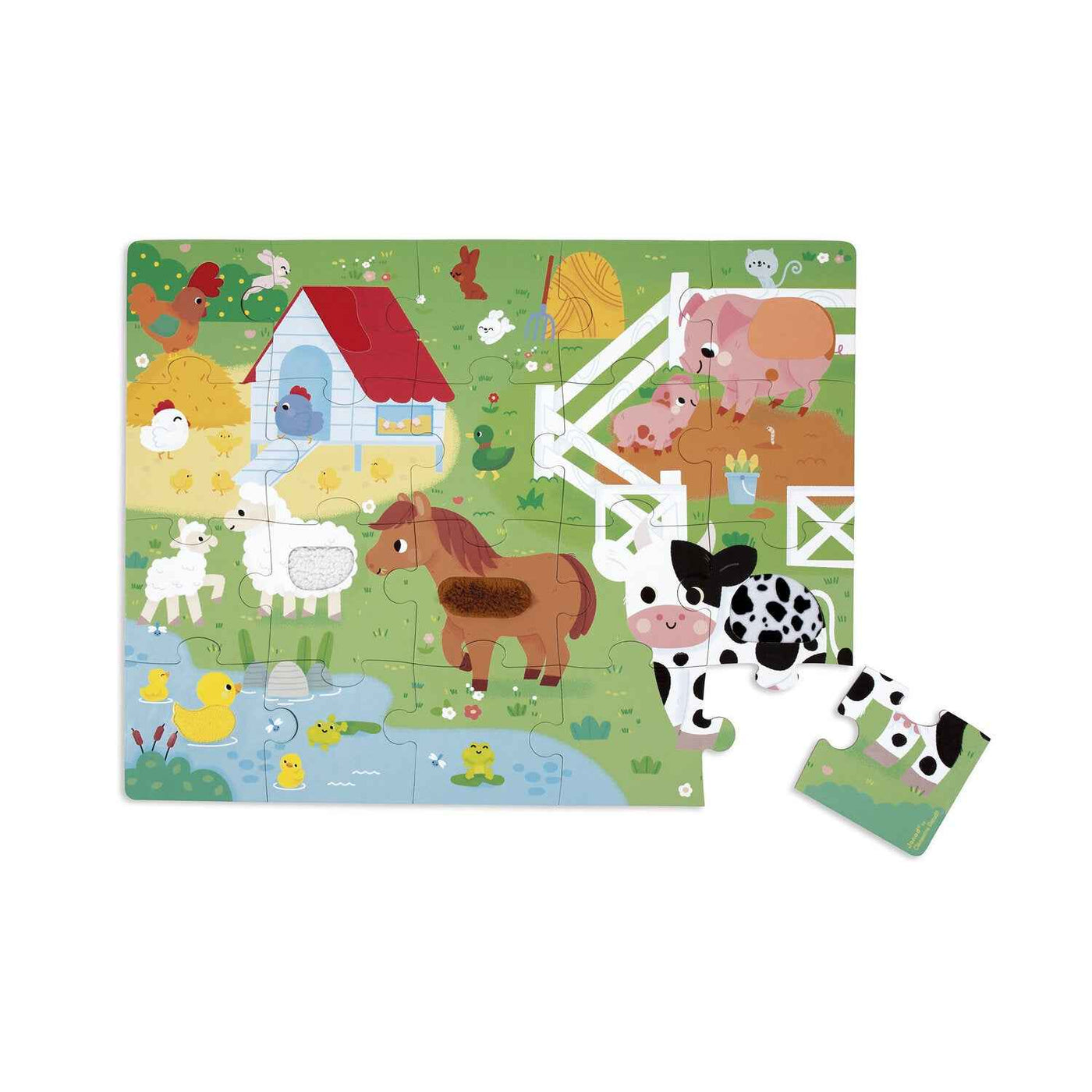 Janod | Touchscreen Puzzle Farm Animals