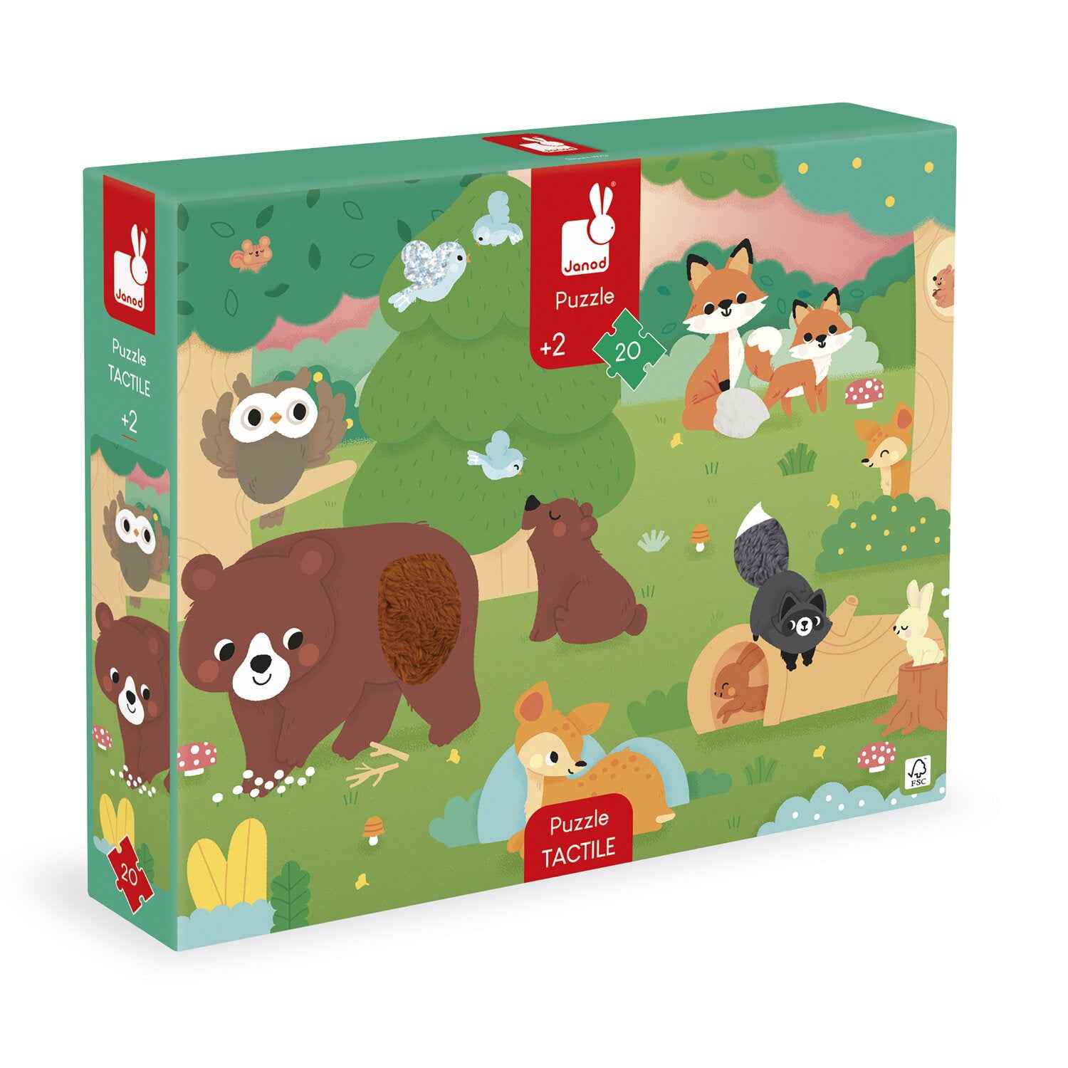 Janod | Touchscreen Puzzel Bos