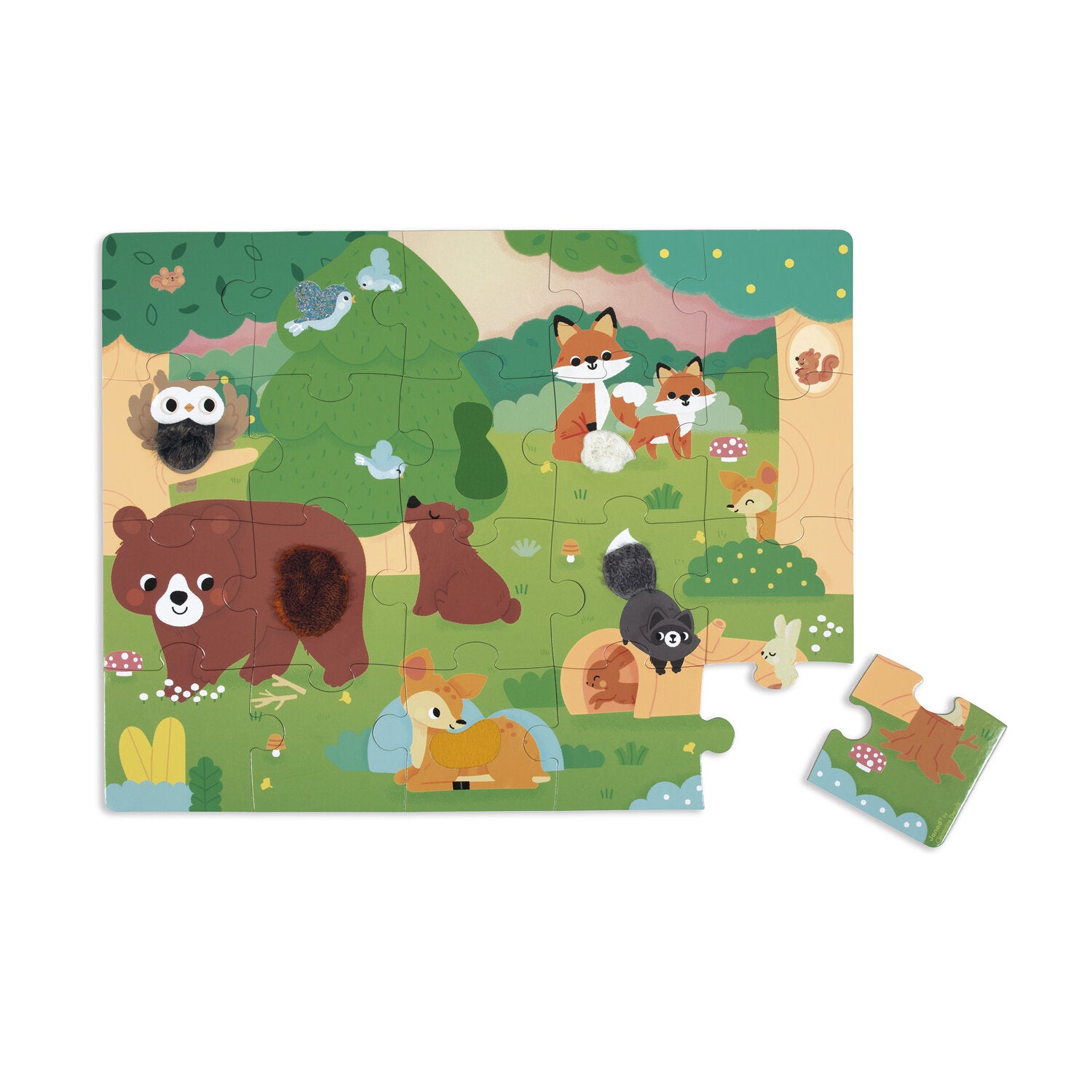 Janod | Touchscreen Puzzel Bos