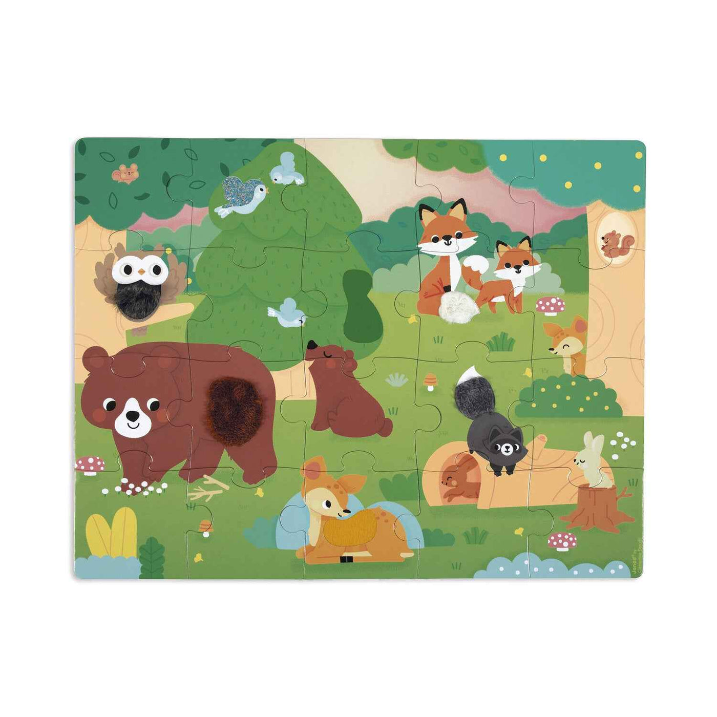 Janod | Touchscreen Puzzel Bos
