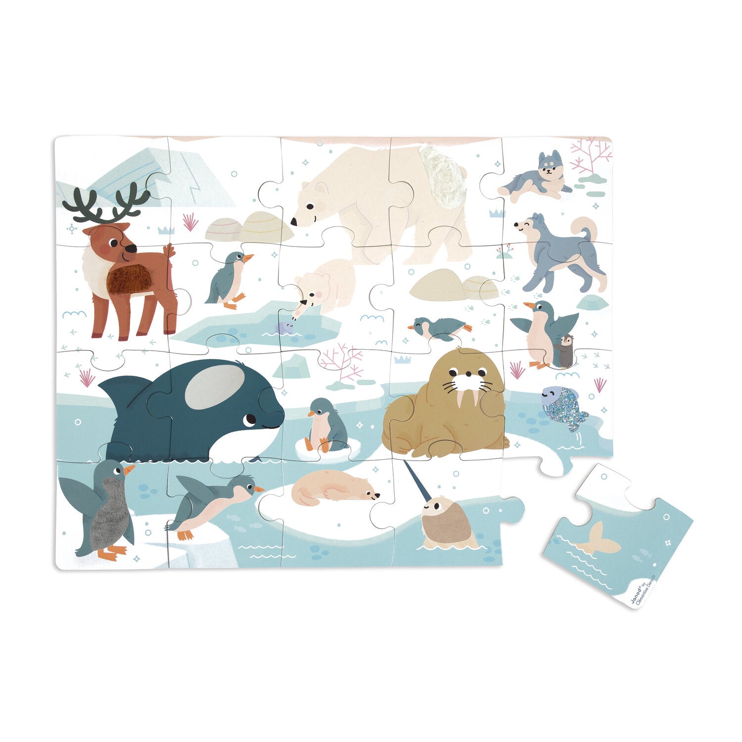 Janod | Touchscreen Puzzel Polaire Polen