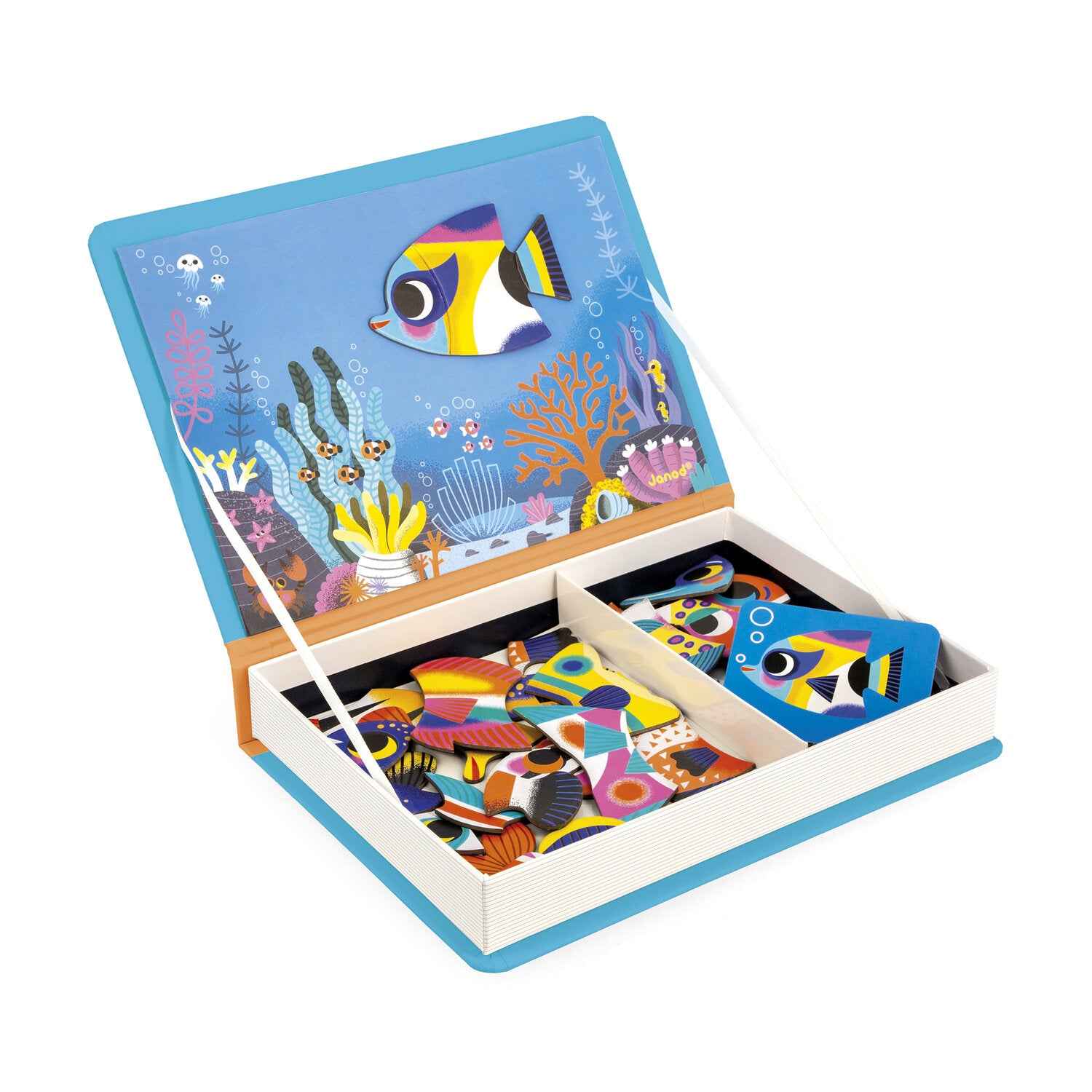 Janod | Tropical Fish Magnetic Book
