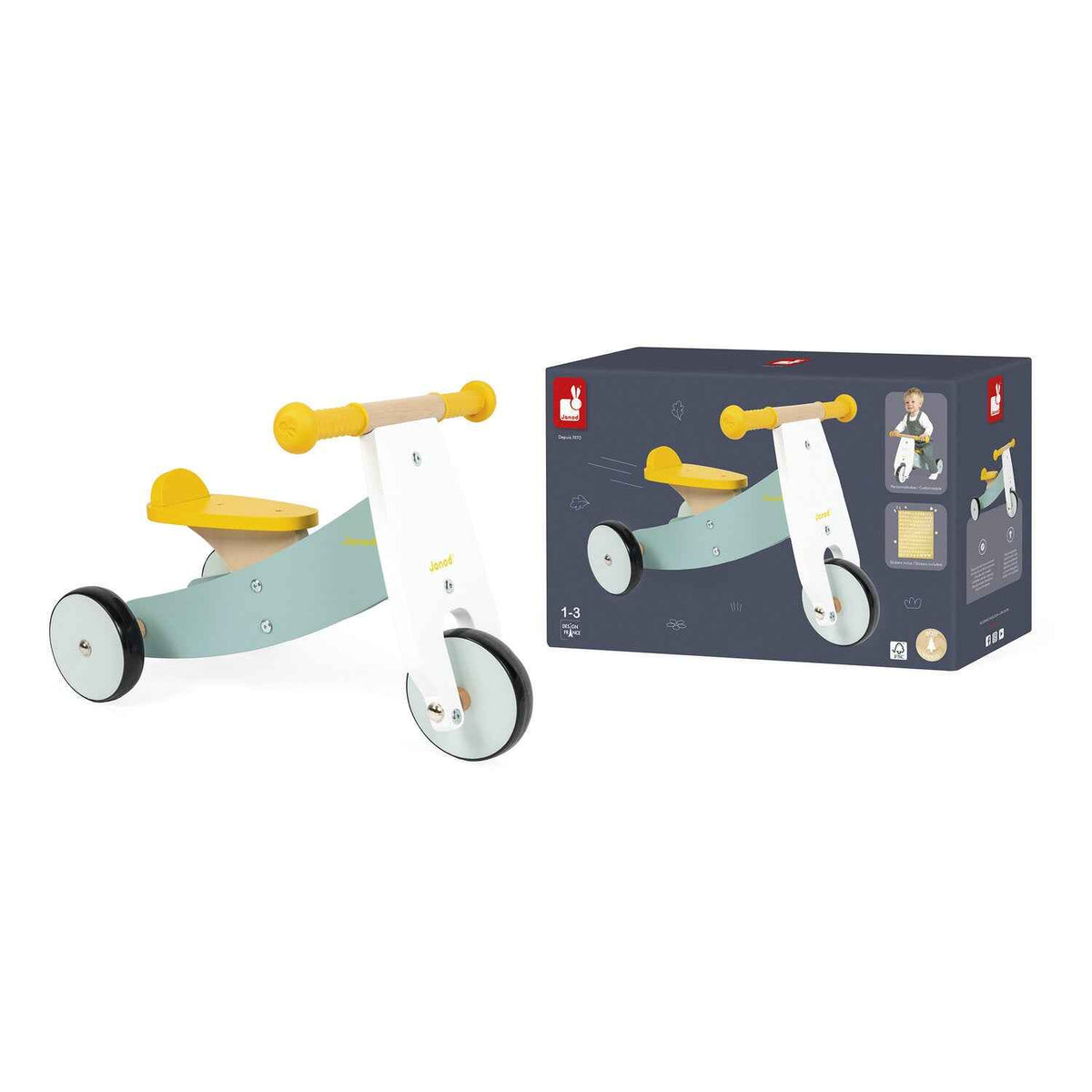 Janod | Exploration - Wooden Tricycle