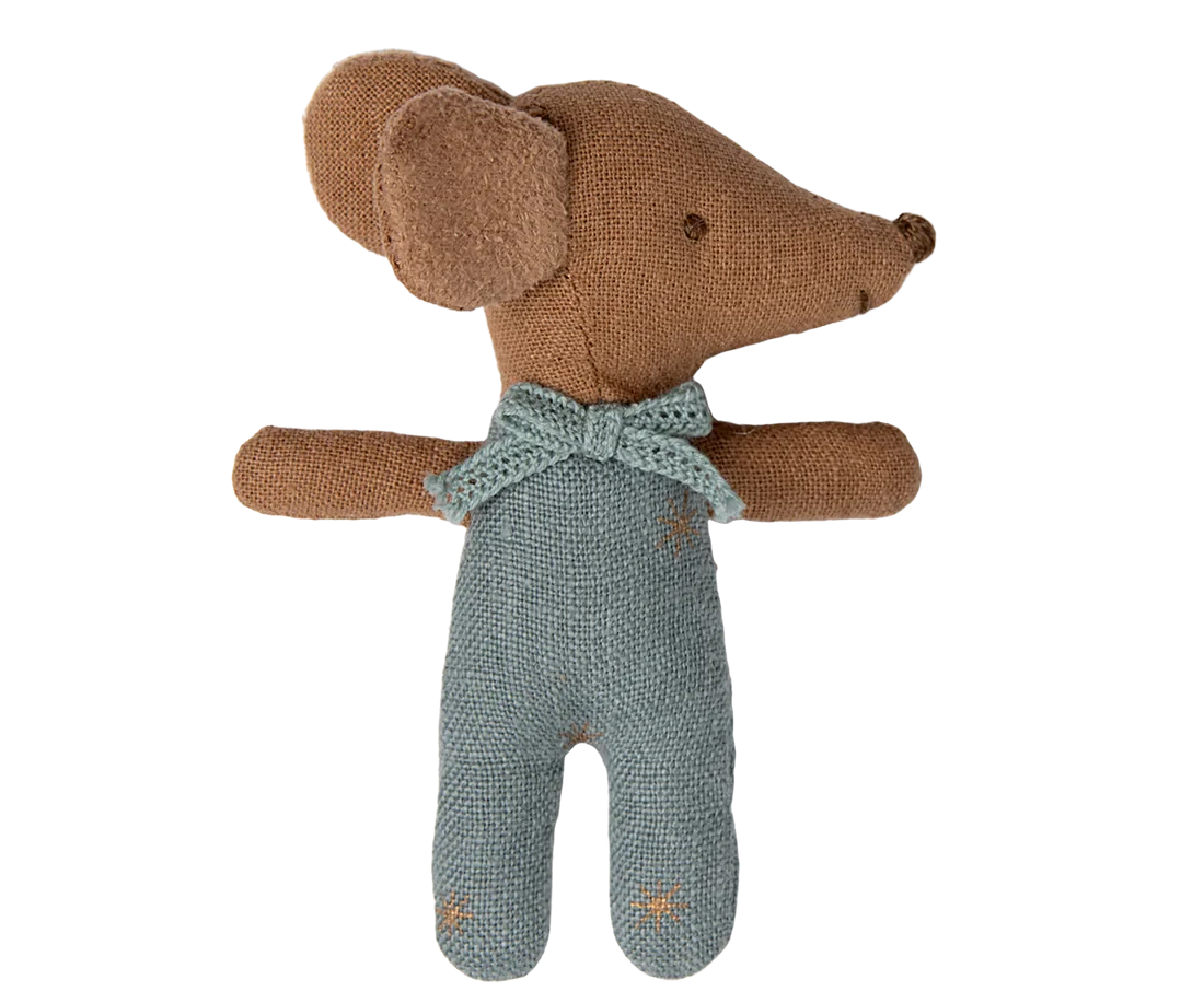 Maileg | Sleepy Wakey Babymuis In Luciferdoosje - Blue