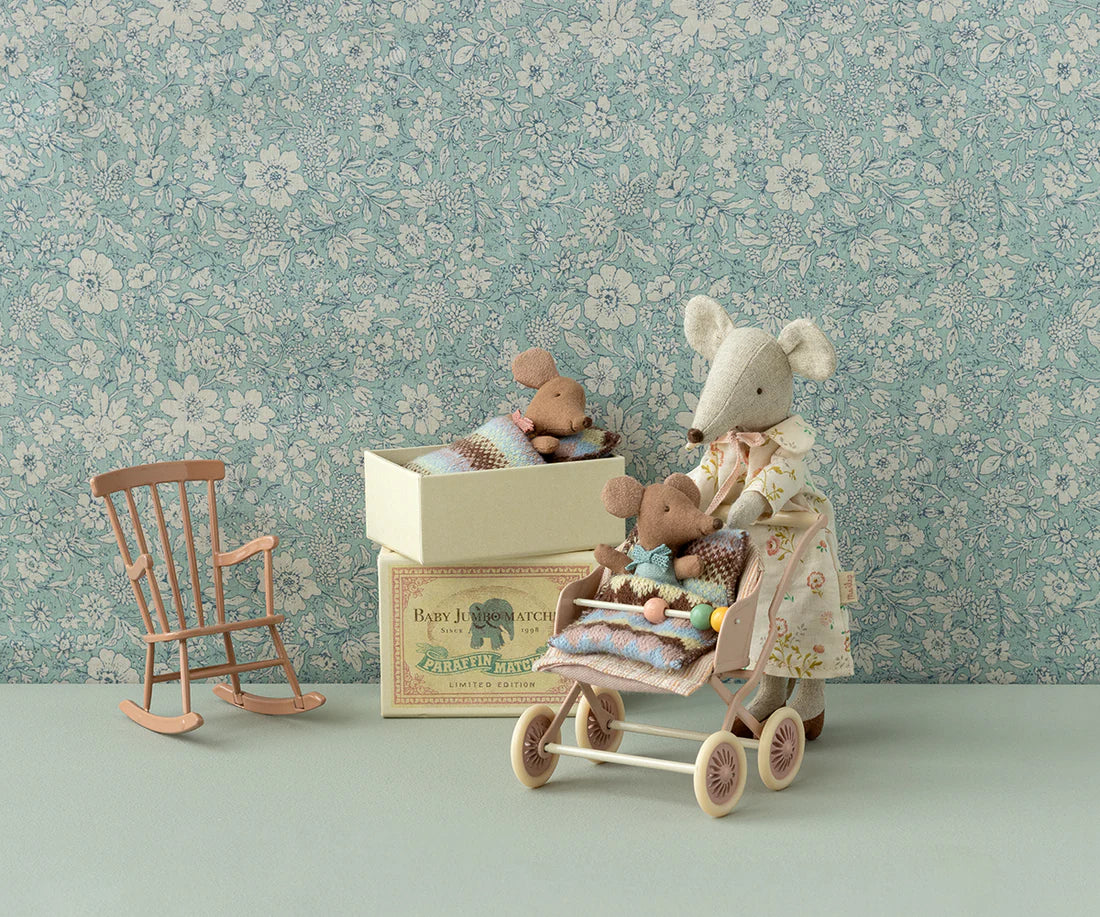 Maileg | Sleepy Wakey Babymuis In Luciferdoosje - Blue