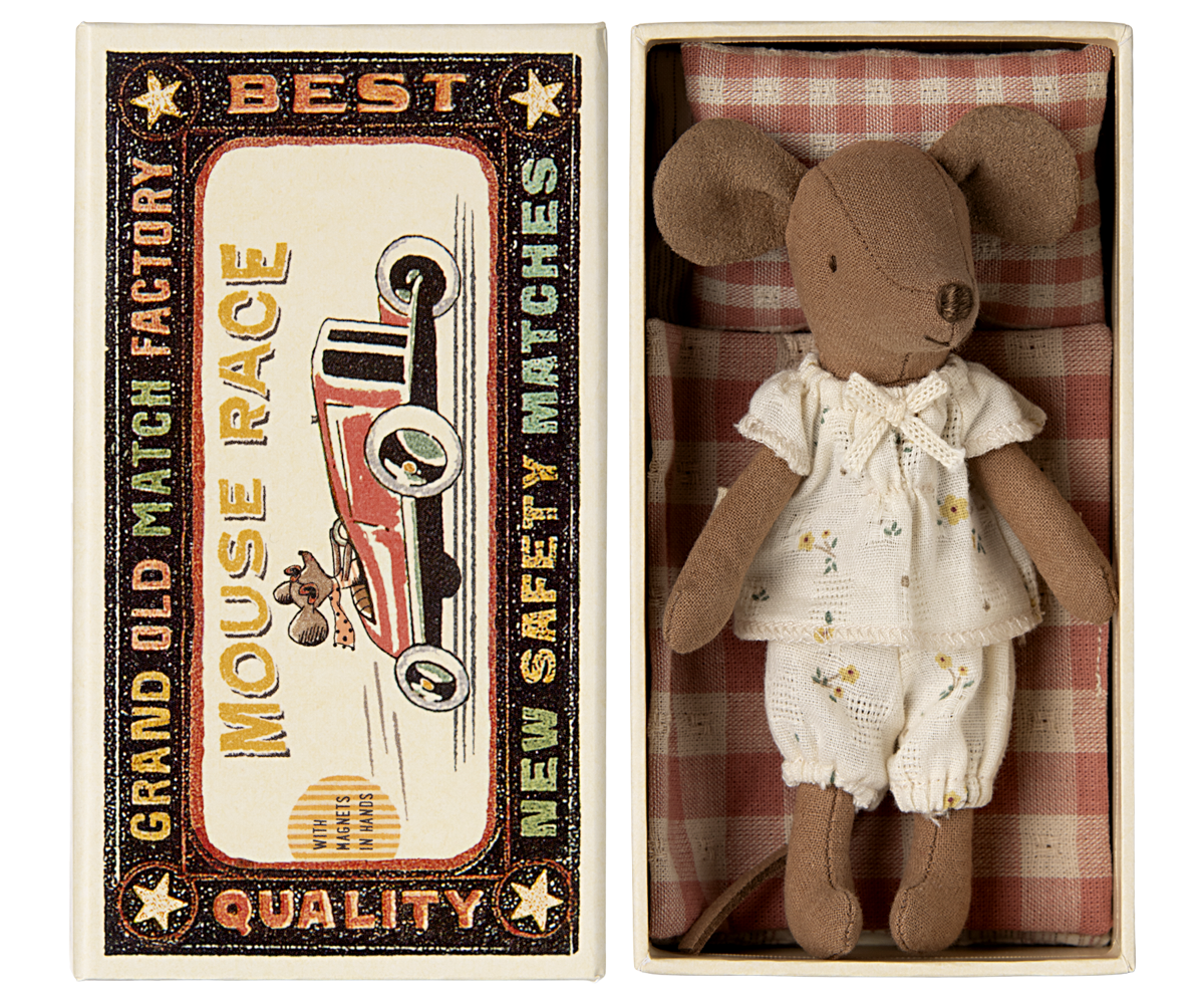 Maileg | Big Sister Mouse in a Matchbox