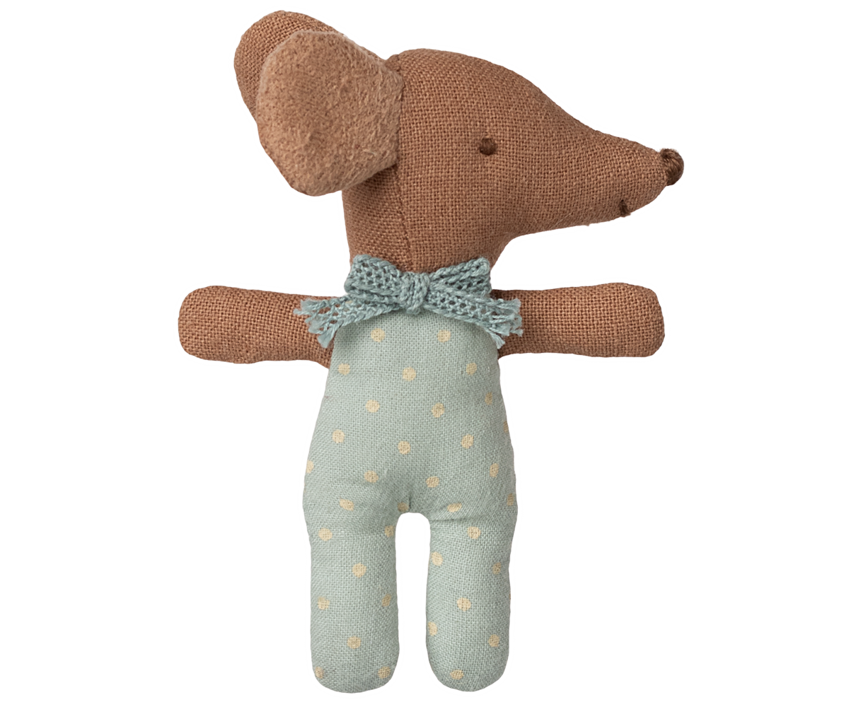 Maileg | Slaperige Wakker Wordende Babymuis In Luciferdoosje Blue