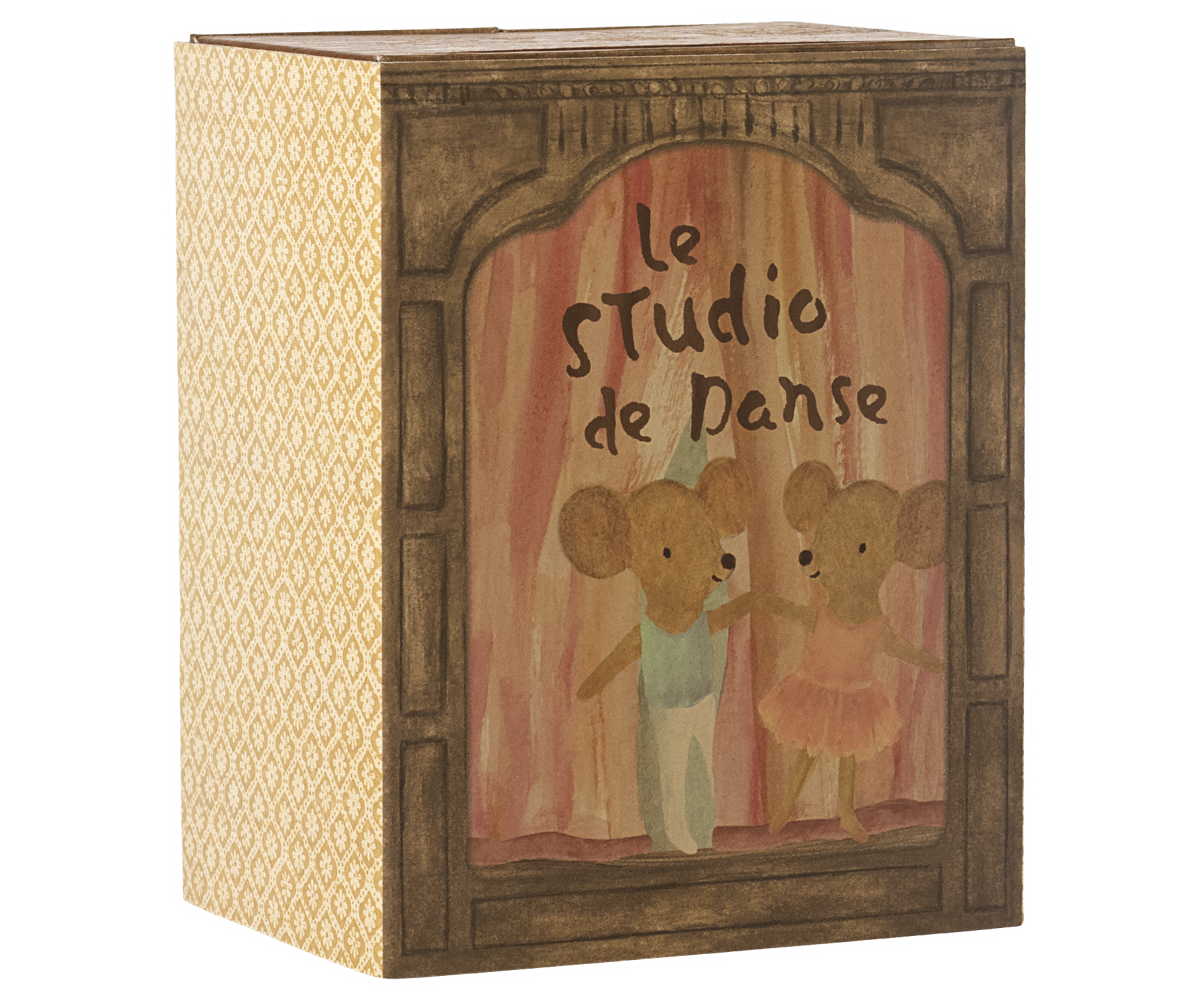 Maileg | Balletmuisjes In Dansstudio Kleine Zus En Broer