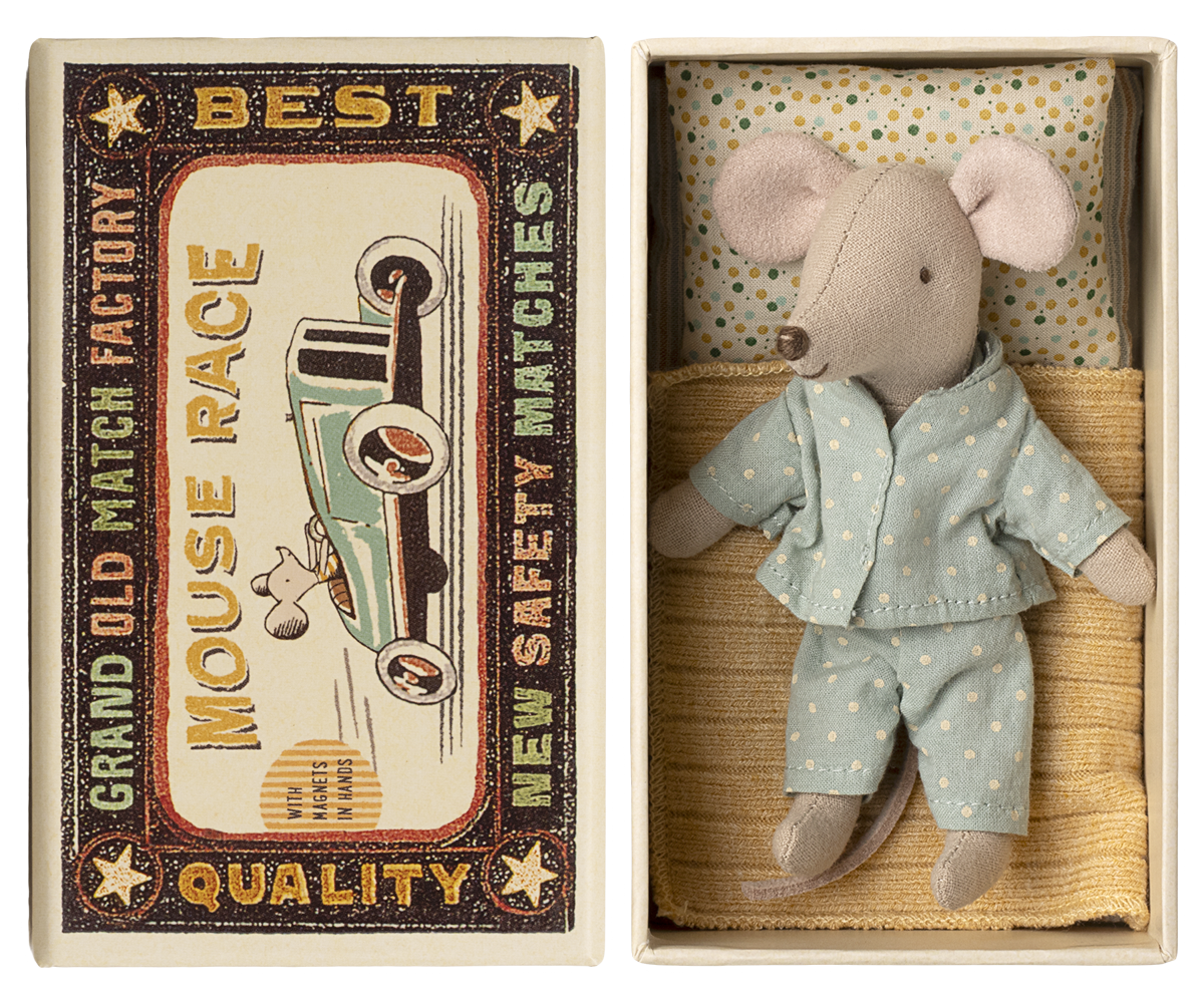 Maileg | Little Brother Mouse in a Matchbox