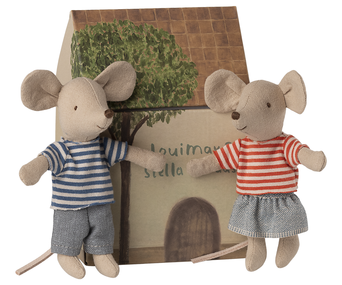 Maileg | LouiMax En Stella Kleine Broer En Zus Muizen
