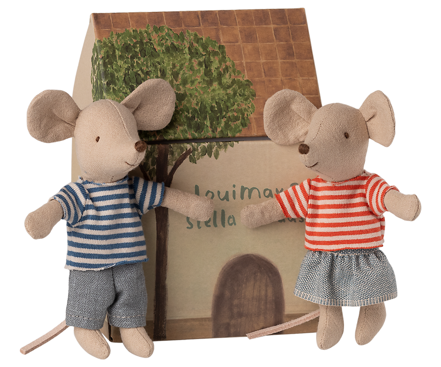 Maileg | LouiMax En Stella Kleine Broer En Zus Muizen