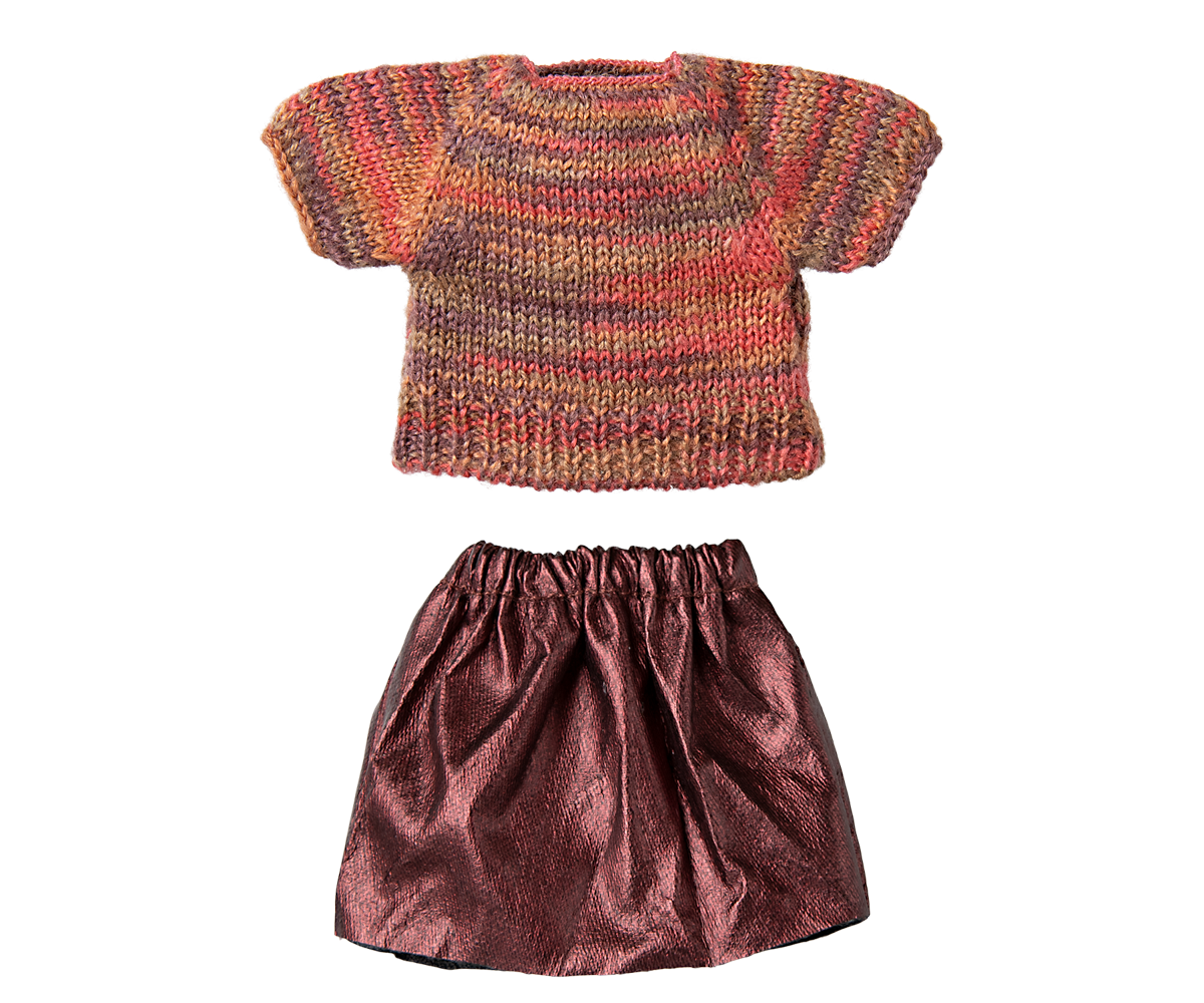 Maileg | skirt and knitted blouse mum mouse