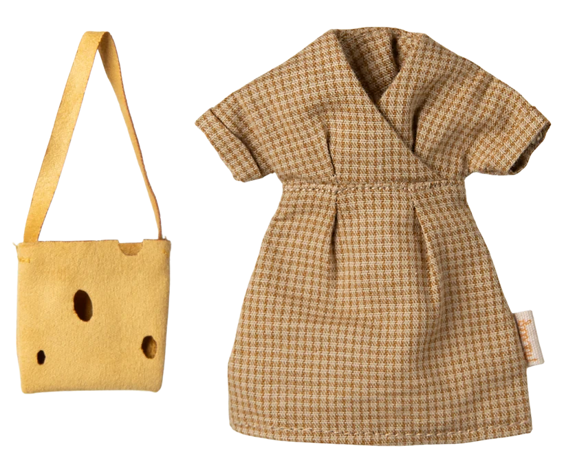 Maileg | Jurk En Tas, Mama Muis