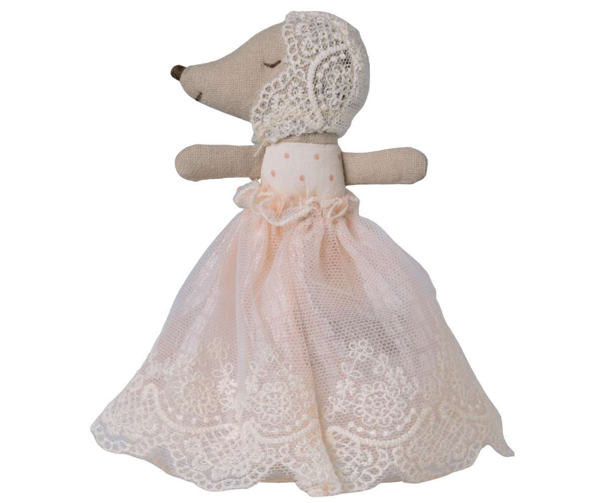 Maileg | Baby Muis In Jurkje Poeder