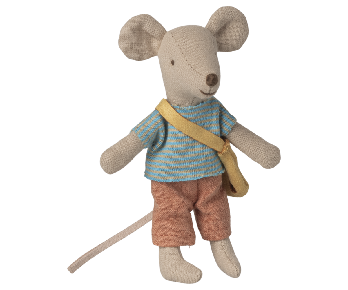 Maileg | Little Brother Mouse with Bag