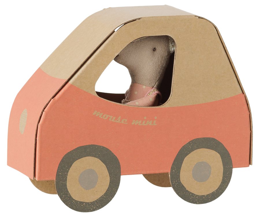 Maileg Driver mouse, Little sister - poppen accessoires