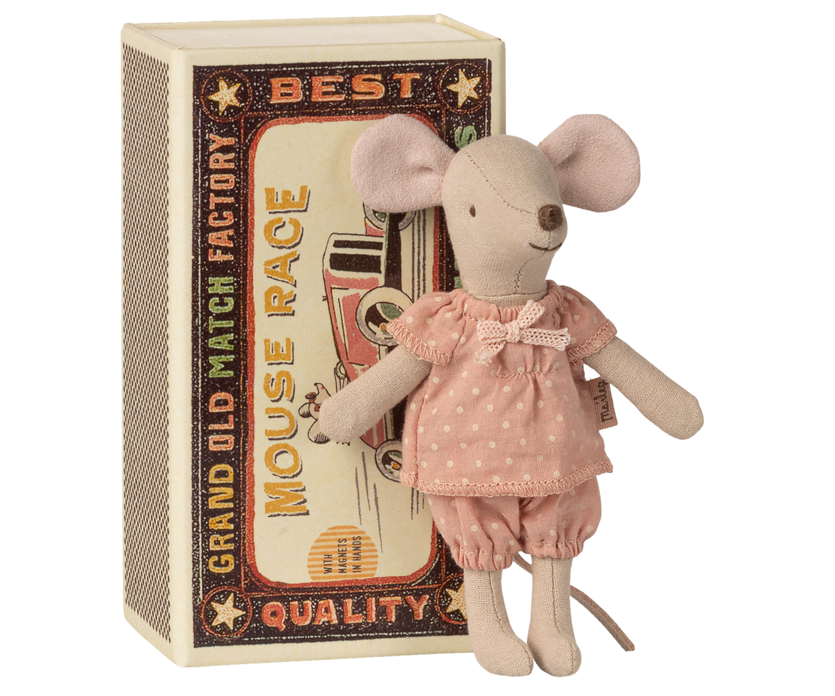 Maileg | Big Sister Mouse in Matchbox