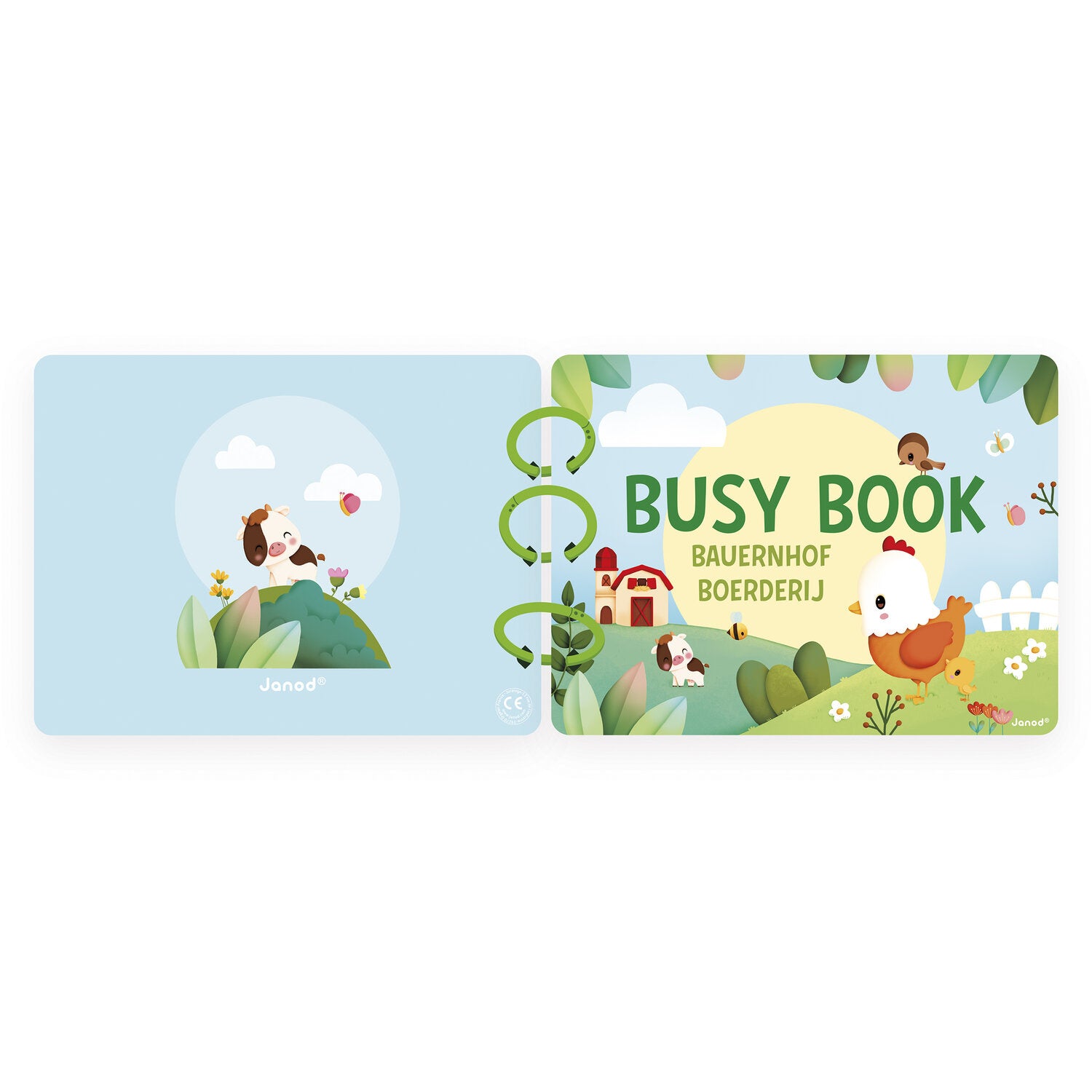 Janod | Busy Book Boederij Activiteitenboekje