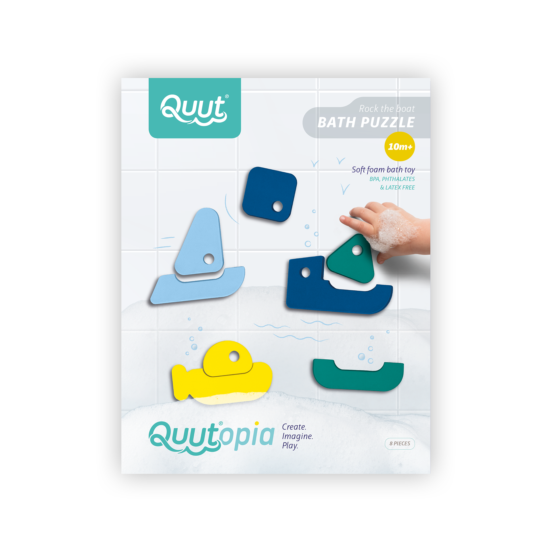 Quut | Bath Puzzle - Rock The Boat