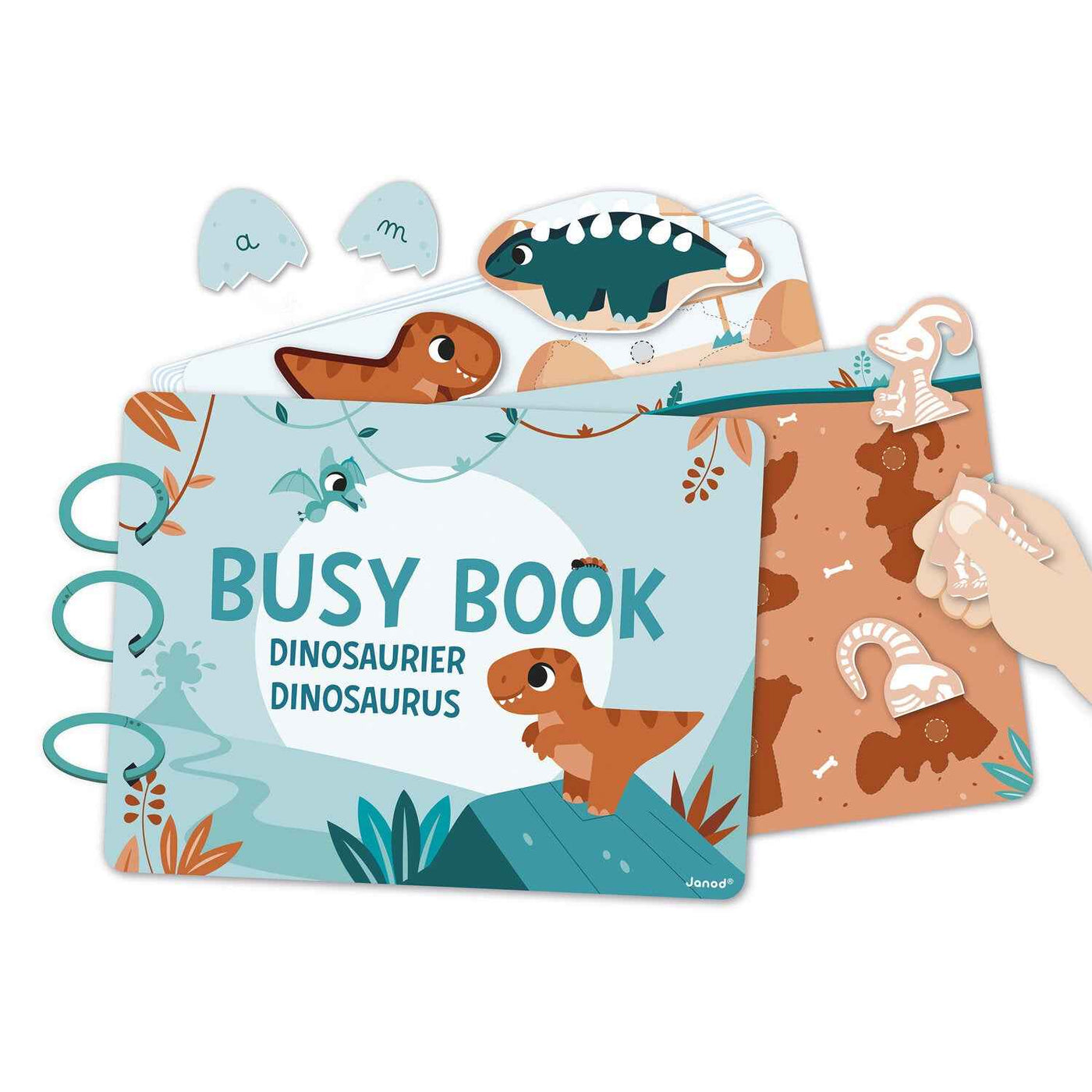 Janod | Dino Busy Activity Book
