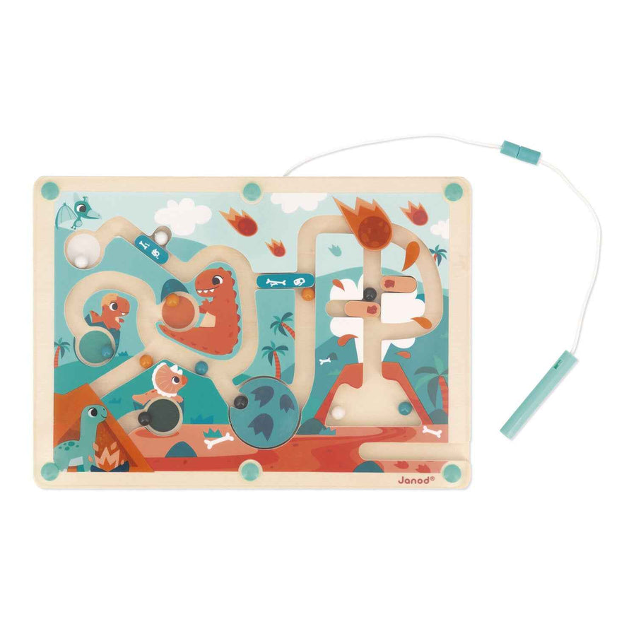 Janod | Dino - Magnetisch Marmerdoolhof