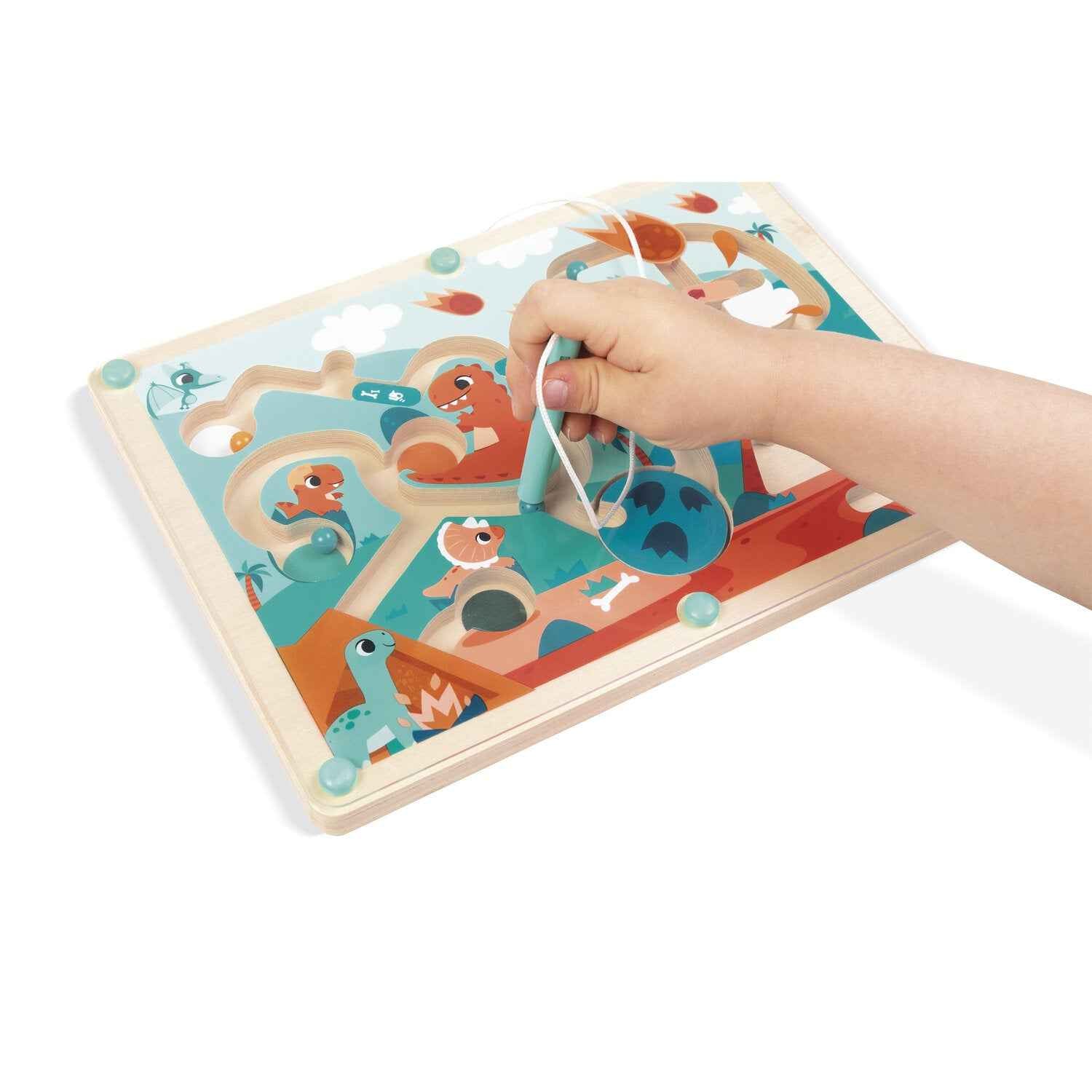 Janod | Dino - Magnetic Marble Maze