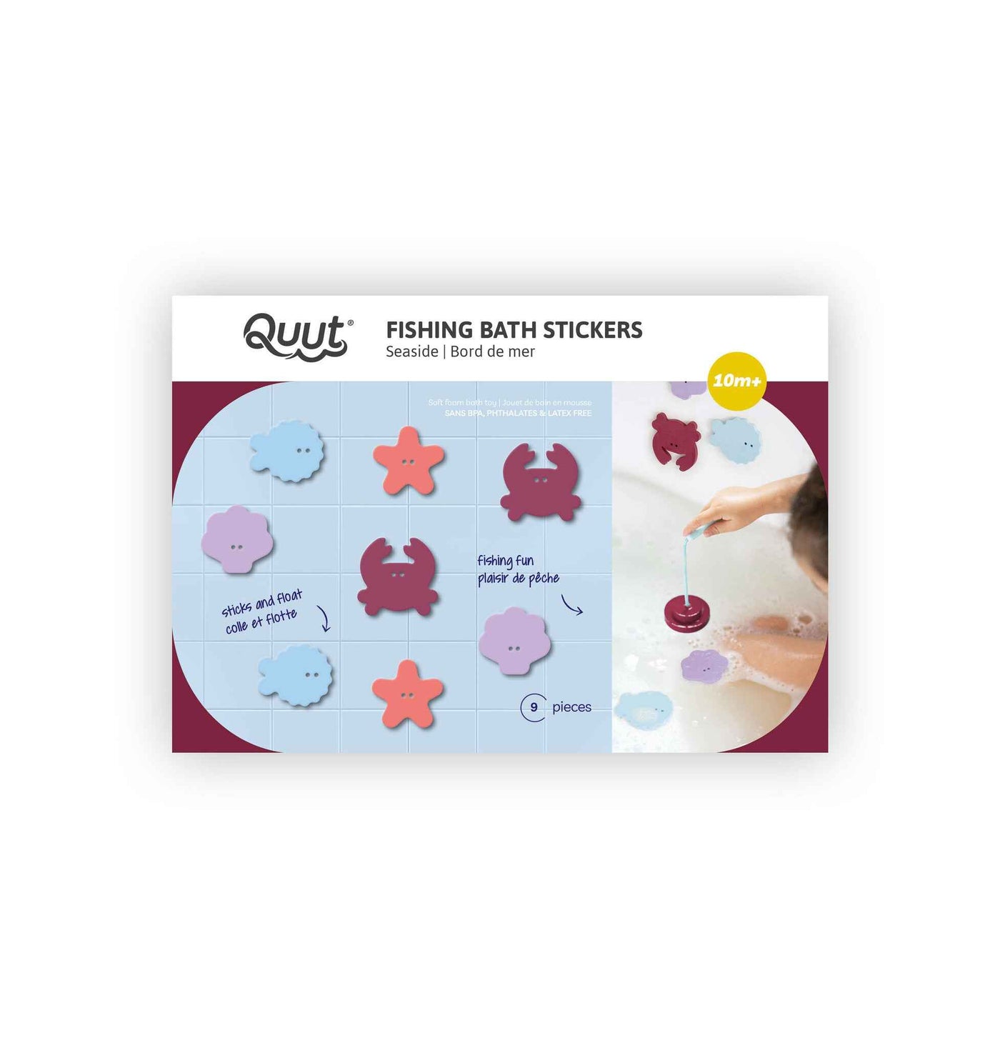 Quut | Fishing Bath Stickers - Seaside