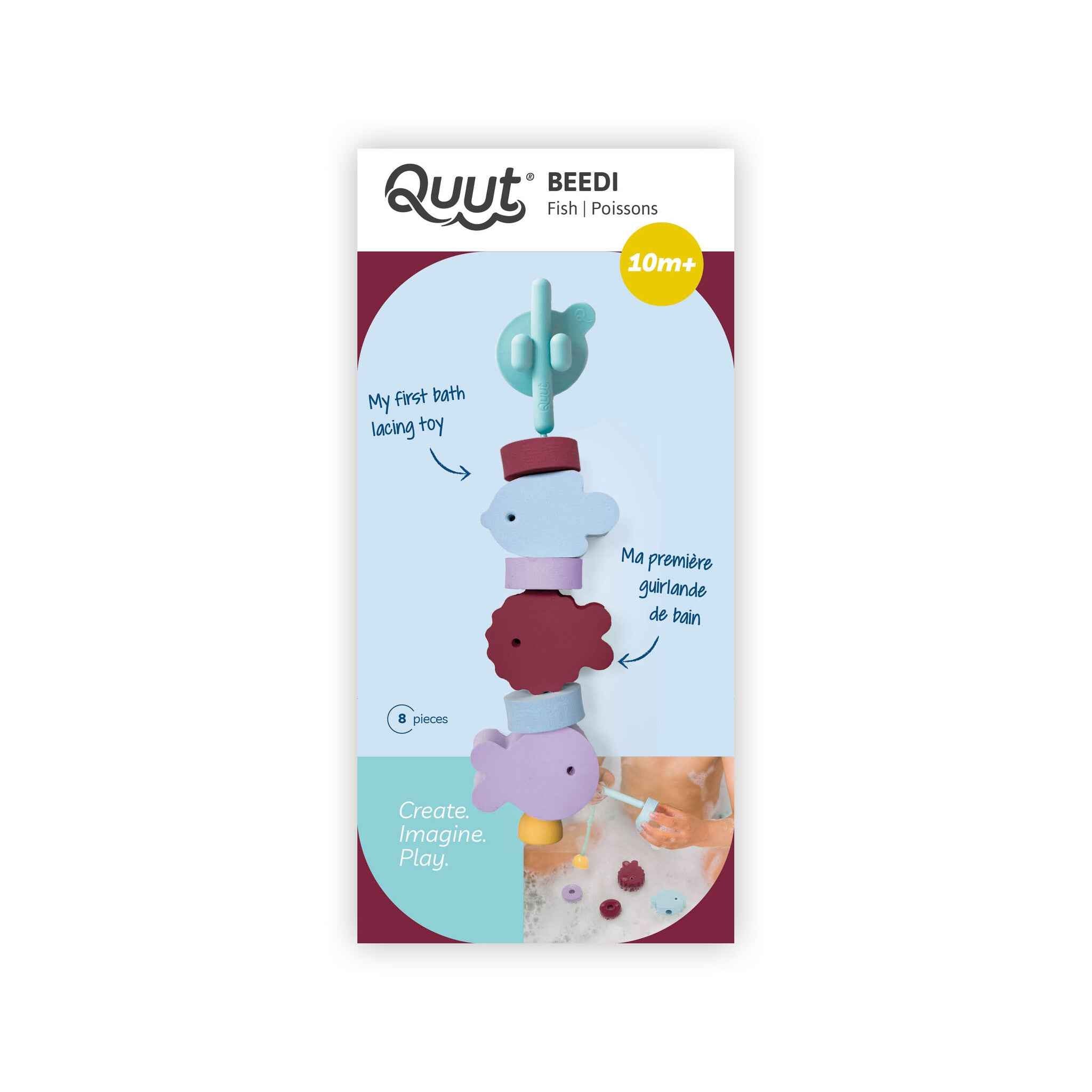 Quut | Beedi - Fish Red & Blue