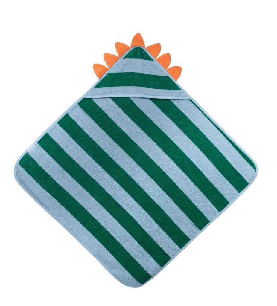Quut | Cotton Bath Cape (75 x 75 cm) Dino Lagoon